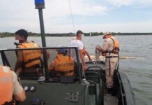 RESCATARON A UN HOMBRE QUE REALIZABA UN DEPORTE ACUÁTICO EN EL RÍO URUGUAY