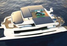 EL YATE ELÉCTRICO SOLAR QUE INCLUYE UN COCHE VOLADOR Y HASTA UN SUBMARINO