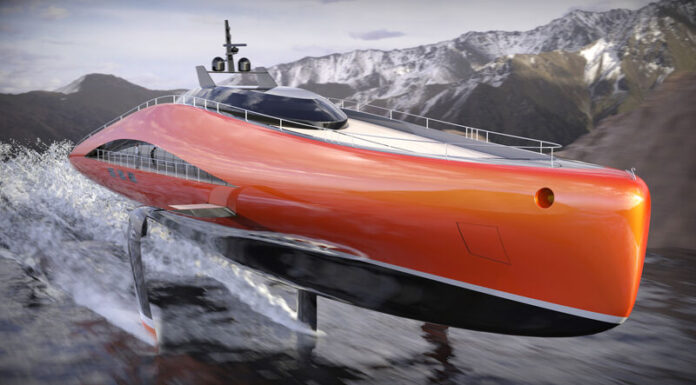 ASÍ ES PLECTRUM, UNO DE LOS YATES MÁS RÁPIDOS DEL MUNDO: “VOLARÁ” A MÁS DE 135 KM/H