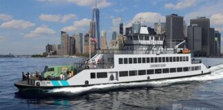 ANUNCIAN EN NUEVA YORK UN NUEVO FERRY HÍBRIDO-ELÉCTRICO QUE CRUZARÁ EL RÍO HUDSON