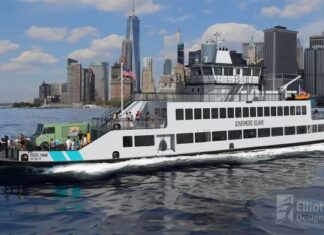 ANUNCIAN EN NUEVA YORK UN NUEVO FERRY HÍBRIDO-ELÉCTRICO QUE CRUZARÁ EL RÍO HUDSON