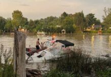 RÍO LUJÁN – LANCHA CUDDY IMPACTA CON UN OFNI Y CASI DE HUNDE