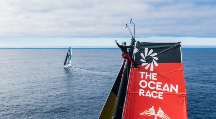 LOS CUATRO BARCOS DE “THE OCEAN RACE” SE VEN ENTRE SÍ TRAS HABER NAVEGADO 10.000 MILLAS