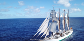 EL BUQUE ESCUELA “JUAN SEBASTIÁN ELCANO” LLEGA MAÑANA A BS. AS. EN UNA ESCALA DE SU VIAJE