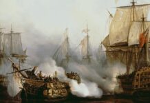 LA TUMBA DEL “SANTÍSIMA TRINIDAD”: EL COLOSO ESPAÑOL QUE SE DESANGRÓ CONTRA SIETE BARCOS INGLESES