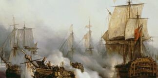 LA TUMBA DEL “SANTÍSIMA TRINIDAD”: EL COLOSO ESPAÑOL QUE SE DESANGRÓ CONTRA SIETE BARCOS INGLESES