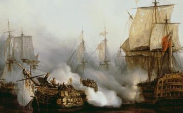 LA TUMBA DEL “SANTÍSIMA TRINIDAD”: EL COLOSO ESPAÑOL QUE SE DESANGRÓ CONTRA SIETE BARCOS INGLESES