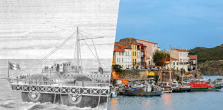 HUBO UNA VEZ UN BARCO CON RUEDAS QUE CREYÓ HABER REIVENTADO LA NAVEGACIÓN . TERMINÓ DEL ÚNICO MODO POSIBLE