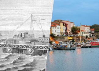 HUBO UNA VEZ UN BARCO CON RUEDAS QUE CREYÓ HABER REIVENTADO LA NAVEGACIÓN . TERMINÓ DEL ÚNICO MODO POSIBLE