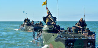 UNIDADES DE LA FUERZA DE INFANTERÍA DE MARINA DE LA FLOTA DE MAR REALIZARON ADIESTRAMIENTO EN TÉCNICAS