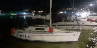 RESCATAN A UN VELERO CON DOS TRIPULANTES QUE HABÍA PERDIDO EL RUMBO EN EL RÍO DE LA PLATA