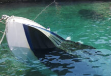 ITALIA – SE HUNDE UN BARCO FRENTE A LA ISLA DE GALLINARA: CINCO NAVEGANTES RESCATADOS