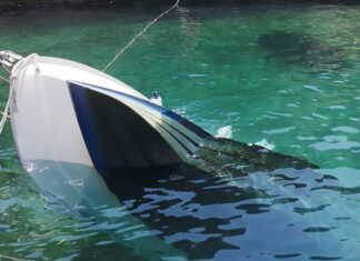 ITALIA – SE HUNDE UN BARCO FRENTE A LA ISLA DE GALLINARA: CINCO NAVEGANTES RESCATADOS