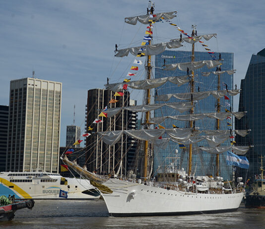 LA FRAGATA ARA “LIBERTAD” INICIA UN NUEVO VIAJE DE INSTRUCCIÓN