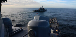 UIDADES DE LA FLOTA DE MAR EFECTUARON ACTIVIDADES DE ADIESTRAMIENTO EN EL MAR