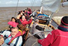 EL YATE “ESPERANZA” REALIZÓ UNA NUEVA NAVEGACIÓN DE INSTRUCCIÓN POR EL RÍO DE LA PLATA