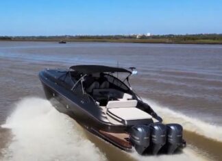 (VIDEO) MEDITERRANEAN 440, UNA OFF SHORE DE LUJO CON TRIPLE MOTORIZACIÓN FUERA DE BORDA