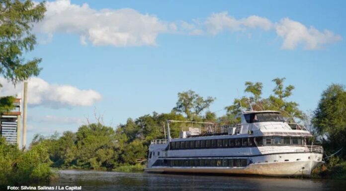 CON NIVELES ESTABLES EN EL RÍO PARANÁ, BUSCAN REACTIVAR EL BARCO CIUDAD DE ROSARIO