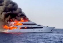 VIDEO – VORAZ INCENDIO EN UN BARCO TURÍSTICO EN EGIPTO DEJA AL MENOS TRES PERSONAS DESAPARECIDAS