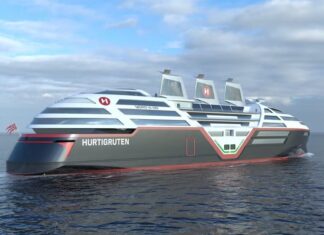 LANZARÁN EN 2030 UN CRUCERO ELÉCTRICO CON GIGANTESCAS VELAS SOLARES