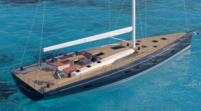 LANZAMIENTO DEL GRAND SOLEIL 72 LONG CRUISE, QUE NAVEGA AHORA HACIA SU DEBUT EN CANNES