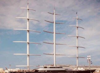 MALTESE FALCON, EL ICÓNICO VELERO DE 88 METROS Y TRES MÁSTIL DE PERINI NAVI, FINALIZA SU REMODELACIÓN EN LUSBEN