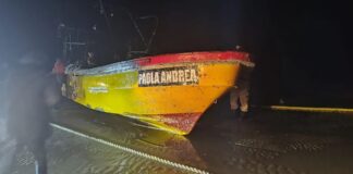 ENCONTRARON UNA LANCHA QUE HABÍA NAUFRAGADO HACE CINCO MESES