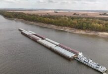 LOS RÍOS DE MISSISSIPPI Y OHIO SE SECAN POR SEGUNDO AÑO CONSECUTIVO