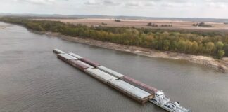 LOS RÍOS DE MISSISSIPPI Y OHIO SE SECAN POR SEGUNDO AÑO CONSECUTIVO