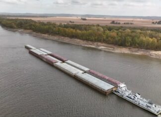 LOS RÍOS DE MISSISSIPPI Y OHIO SE SECAN POR SEGUNDO AÑO CONSECUTIVO