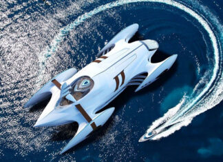 DECADENSE, EL YATE DE LUJO FUTURISTA QUE PARECE SACADO DE UNA PELÍCULA DE CIENCIA FICCIÓN