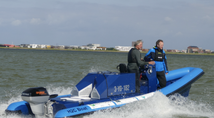 ORGANIZACIÓN HOLANDESA DE NAVEGACIÓN PRESENTA RIB PROPULSADA POR HIDRÓGENO