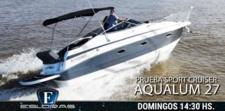 TV – HOY EN ESLORAS PRESENTAMOS EL AQUALUM 27, UN SPORT CRUISER ARGENTINO