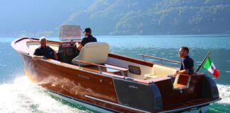 EL ASTILLERO COLOMBO DEL LAGO DI COMO, BOTO EL POLO 23, EL BARCO DEL 70 ANIVERSARIO