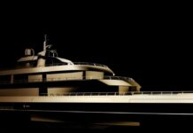 ASÍ ES EL SUPERYATE DORADO DE GIORGIO ARMANI QUE SURCARÁ LOS MARES EN 2024