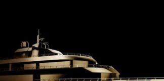 ASÍ ES EL SUPERYATE DORADO DE GIORGIO ARMANI QUE SURCARÁ LOS MARES EN 2024