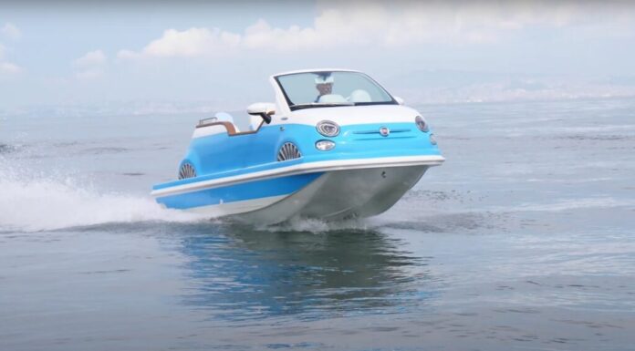 FIAT 500 CAR OFF SHORE, UN CLÁSICO DE LAS “4 RUEDAS”, AHORA CON FUERA DE BORDA