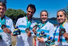 PRIMERAS MEDALLAS PARA LA ARGENTINA EN REMO: DOS DE BRONCE