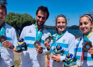 PRIMERAS MEDALLAS PARA LA ARGENTINA EN REMO: DOS DE BRONCE