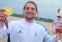 JUEGOS PANAMERICANOS – KAI DITSCH LOGRA LA SEGUNDA MEDALLA DE ORO PARA ARGENTINA EN WAKEBOARD