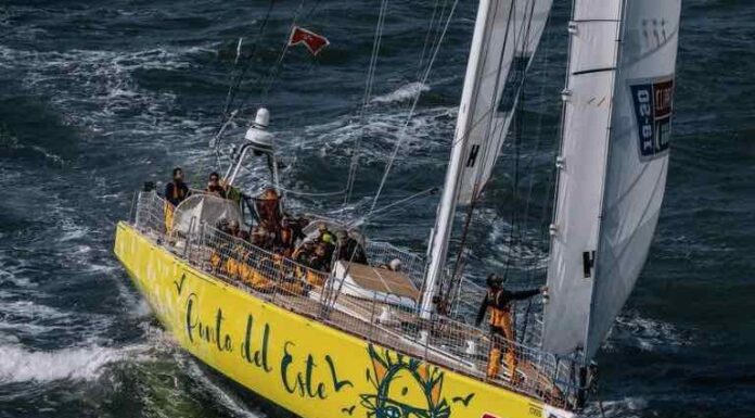 HISTÓRICO, EL VELERO DEL YACHT CLUB PUNTA DEL ESTE GANÓ LA PRIMERA PIERNA DE LA CLIPPER RACE