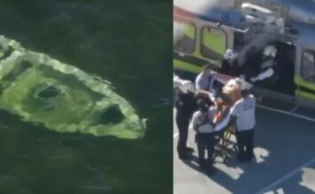 TRES PERSONAS HERIDAS TRAS EL NAUFRAGIO DE UN BARCO EN MIAMI