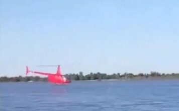 (VIDEO) – UN HELICÓPTERO CAYÓ AL RÍO PARANÁ: LO PILOTEABA UN EMPRESARIO Y EX PILOTO DE TC QUE MURIÓ EN EL IMPACTO
