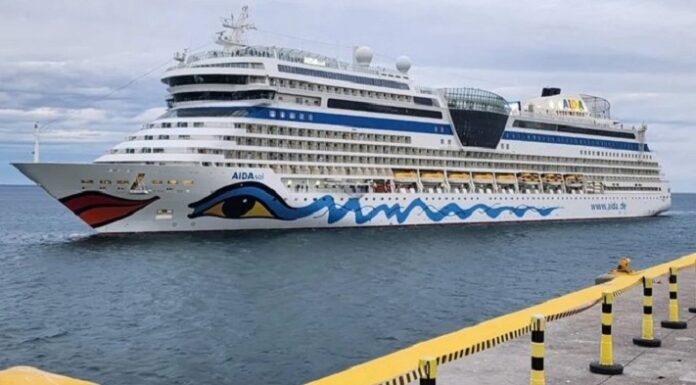 LLEGÓ A PUERTO MADRYN EL CRUCERO ITALIANO “AIDASOL”