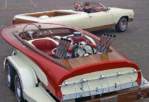 CHEVROLET EL CAMINO SURFER – CONCEPT, DESCAPOTABLE Y LANCHA CON MOTOR V8