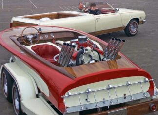 CHEVROLET EL CAMINO SURFER – CONCEPT, DESCAPOTABLE Y LANCHA CON MOTOR V8