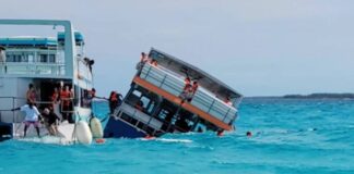 VIDEO – SE HUNDE UN CATAMARÁN EN LAS BAHAMAS Y MUERE UNA TURISTA