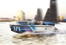 DE ANTONIO YACHTS PRESENTÒ EL E23, EL BARCO ELÉCTRICO OFICIAL DE LA 37ª EDICIÓN DE LA AMERICA’S CUP