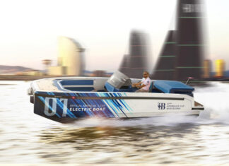 DE ANTONIO YACHTS PRESENTÒ EL E23, EL BARCO ELÉCTRICO OFICIAL DE LA 37ª EDICIÓN DE LA AMERICA’S CUP