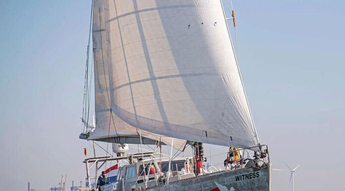 PREFECTURA INTERCEPTÓ UN VELERO DE GREENPACE EN MAR DEL PLATA